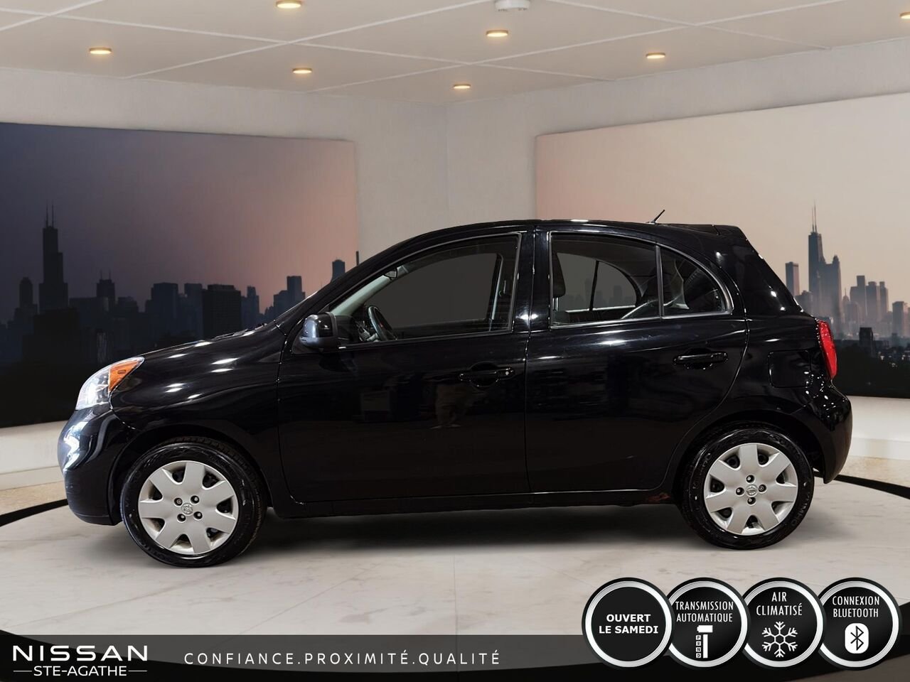 2017 Nissan Micra SV à hayon 4 portes BA Black Saint-Jérôme - photo #5