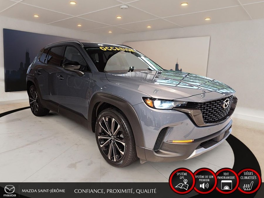 Mazda CX-50 GT avec moteur turbo | TOIT PANO | CUIR | AWD | 2023 Gris