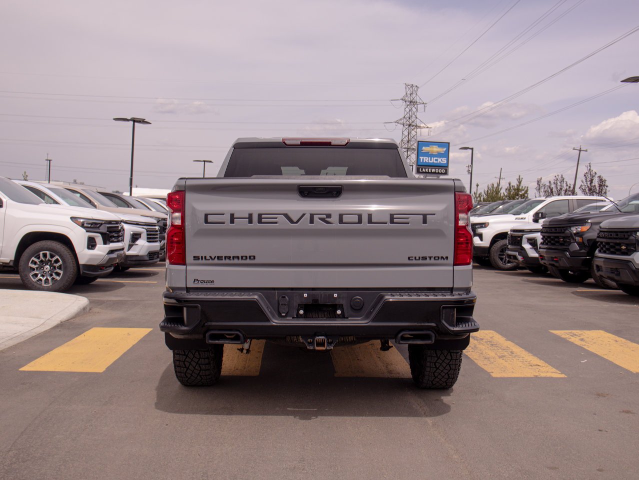 2024 Chevrolet Silverado 1500 4WD Crew Cab 147 Custom Trail Boss Grey Sherwood Park - photo #8