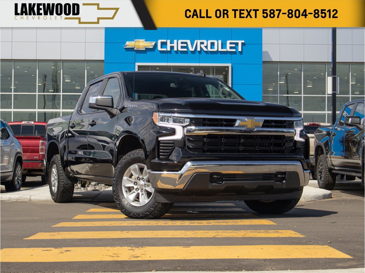2025 Chevrolet Silverado 1500 4WD Crew Cab 147 LT Black Sherwood Park - photo #0