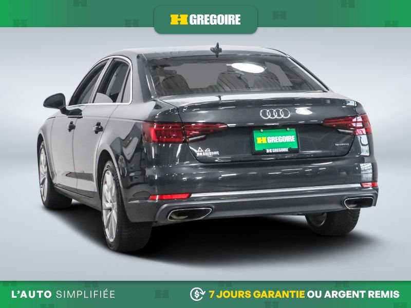 Audi A4 726615A | Komfort AWD AUTO A/C TOIT NAV MAGS CAM RECUL BLUET 2019 Gris Laval - photo #5