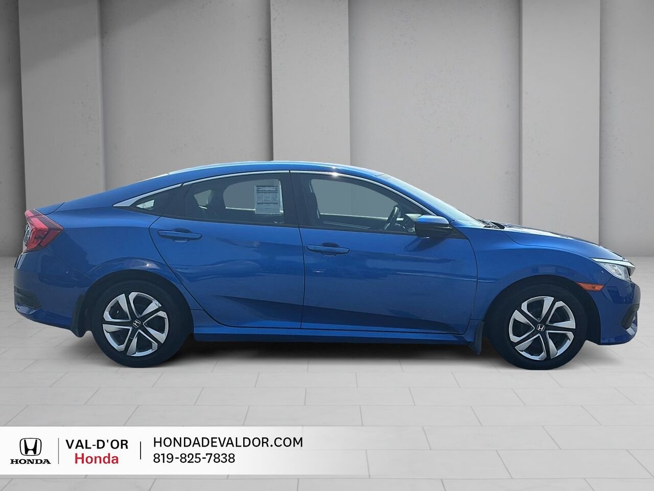 2018 Honda Civic Berline LX BM Blue Val-d'Or - photo #4