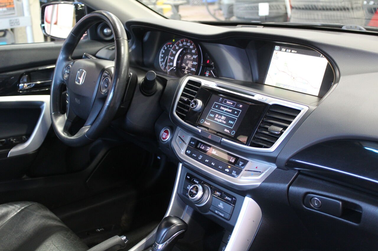 2013 Honda Accord Coupe VIN: 1HGCT1B85DA801943 Black Sainte-Rose - photo #7