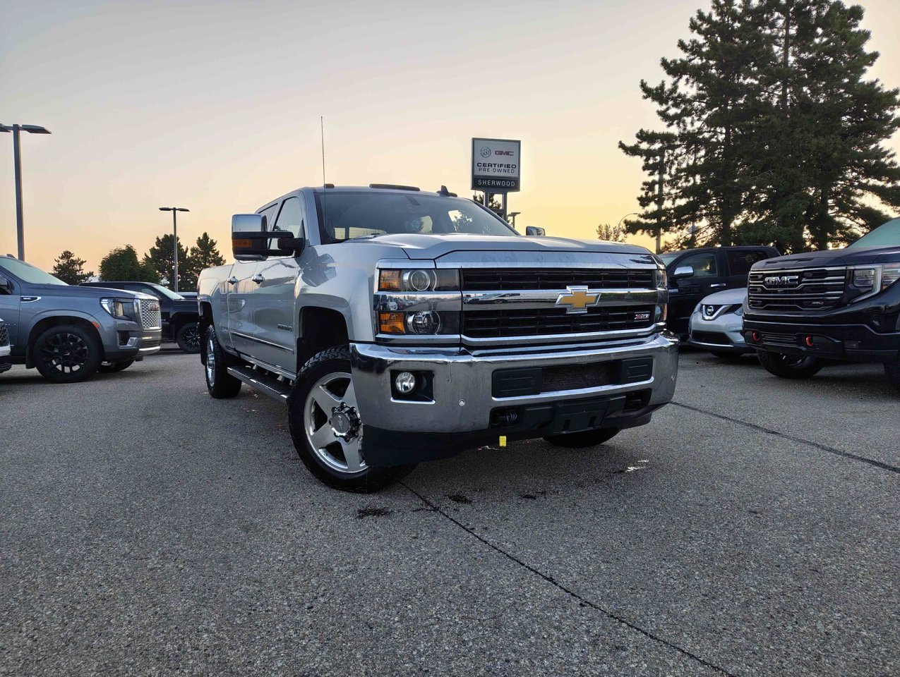 2016 Chevrolet Silverado 2500HD 4WD Crew Cab 153 LTZ Grey Sherwood Park - photo #1