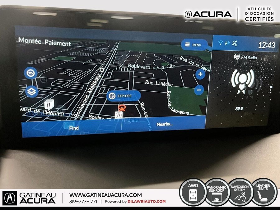 Acura RDX *** UN PROPRIO + CLEAN CARFAX *** 2022 Argent
