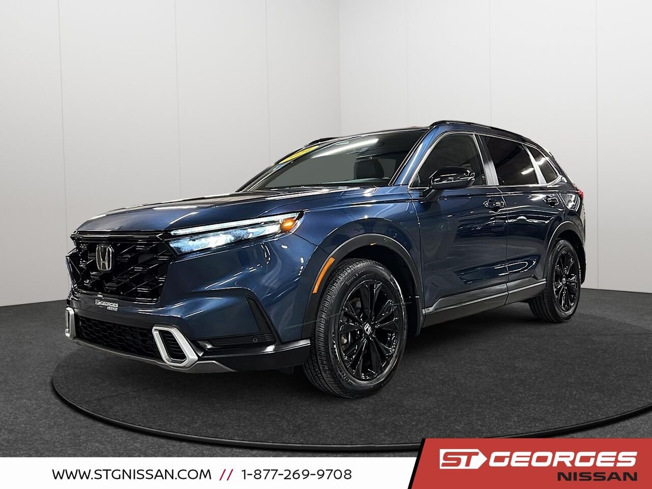 Honda CR-V hybride 2024 Bleu Saint-Georges - photo #0