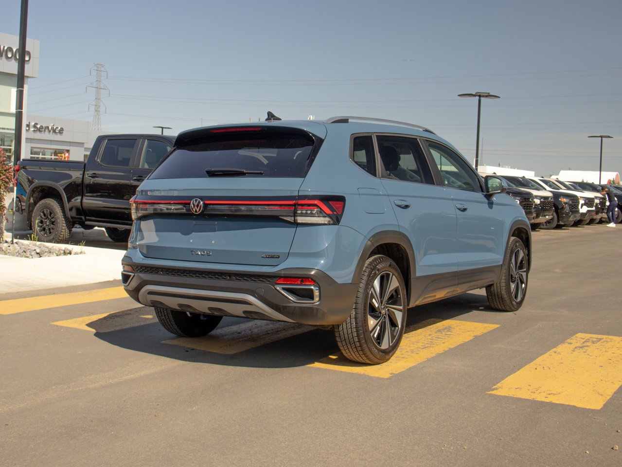 2026 Volkswagen Taos Comfortline 4MOTION Blue Sherwood Park - photo #9