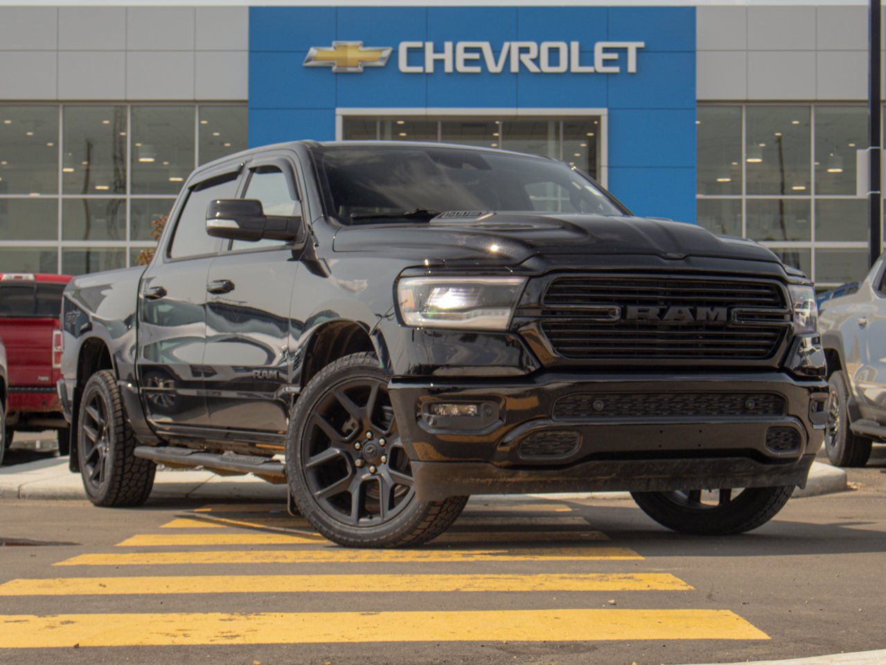 2022 Ram 1500 Sport 4x4 Crew Cab 5'7 Box Black Sherwood Park - photo #12