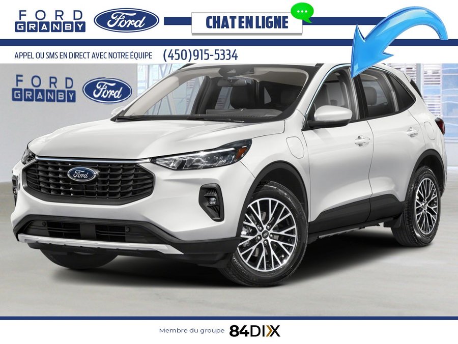 Ford Escape VHR TA 2025 Noir agate métallisé