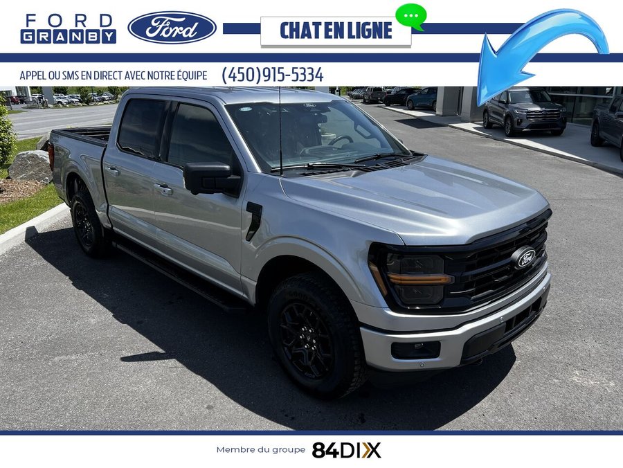 Ford F-150 XLT cabine SuperCrew 4RM caisse de 5,5 pi 2025 Gris