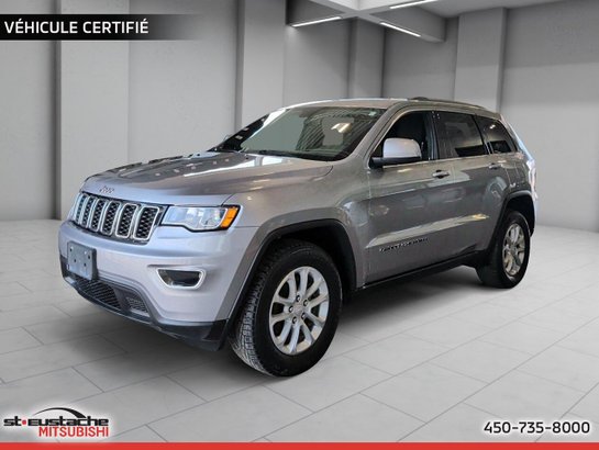 Jeep Grand Cherokee Laredo 4x4-SIÈGES CHAUFFANTS-ÉCRAN TACTILE-CAMERA DE RECUL 2021 Argent