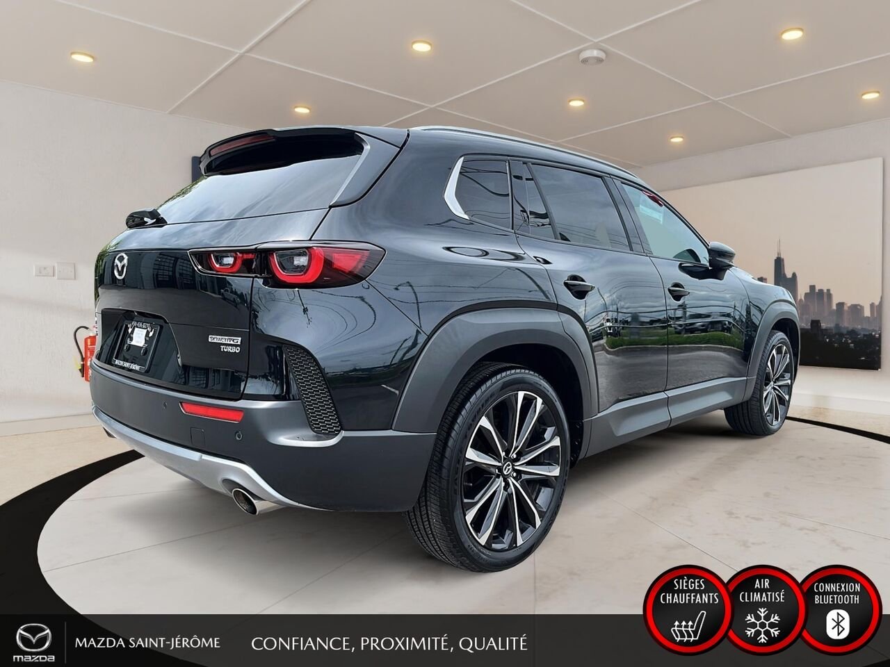 2024 Mazda CX-50 GT avec moteur turbo | TOIT PANORAMIQUE | CUIR | AWD | Black Saint-Jérôme - photo #5
