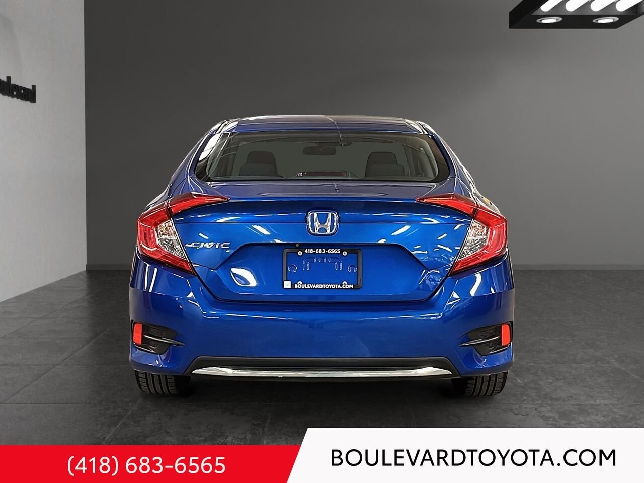 Honda Civic Berline 99922A-20 | LX 2019 Bleu Québec - photo #4