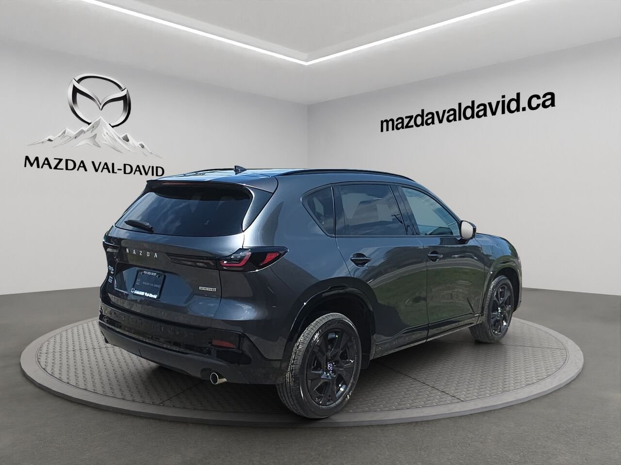 2026 Mazda CX-5 GT TI, ÉCRAN TACTILE 12.9 POUCES, SIÈGES CHAUFFANTS Machine Grey Metallic Val-David - photo #23