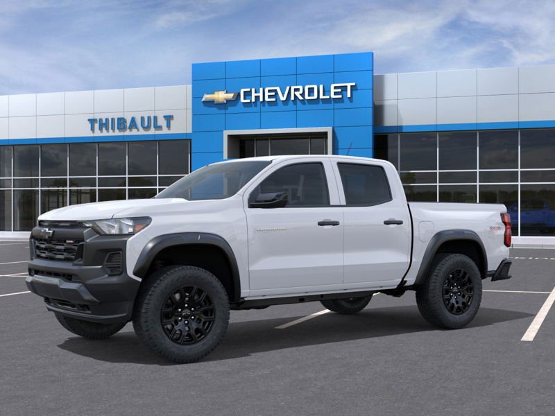 CHEVROLET COLORADO Trail Boss cabine multiplace 4RM 2025 Blanc Sherbrooke - photo #1