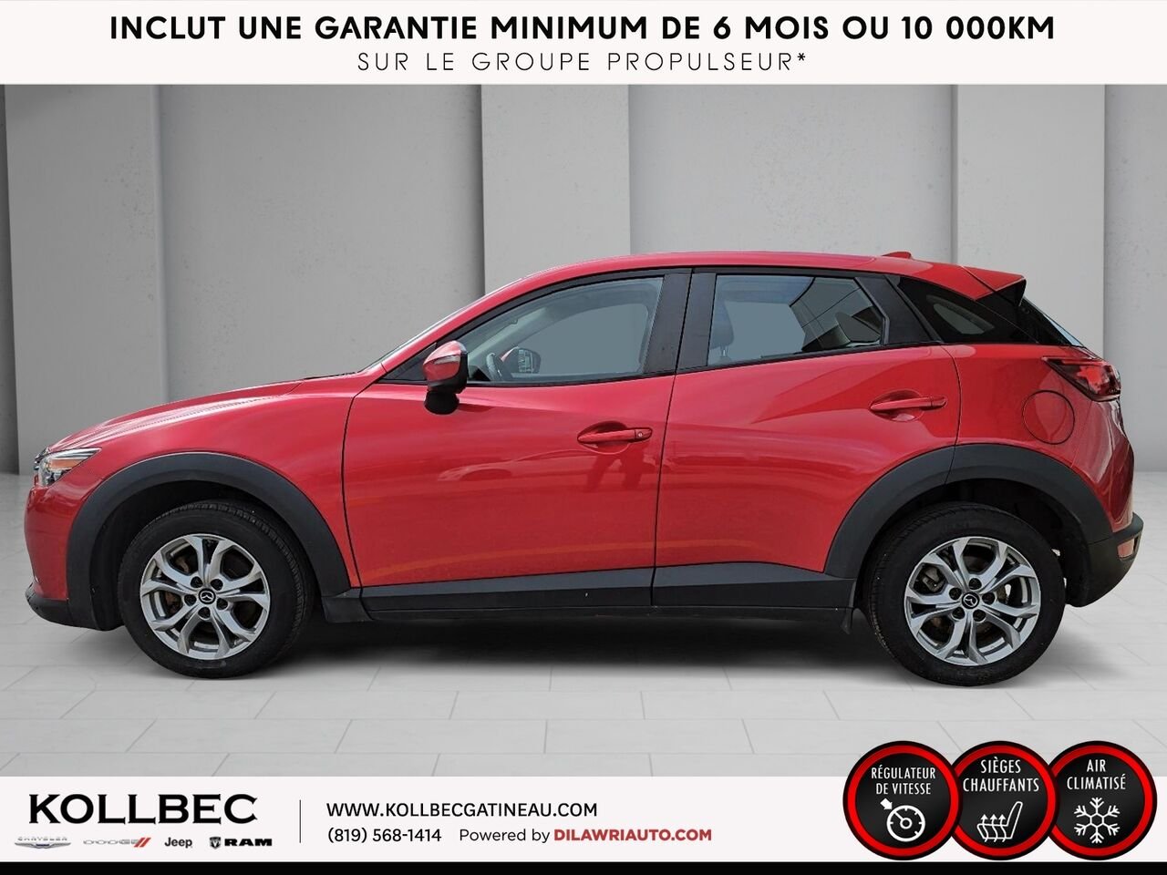 2016 MAZDA CX-3 GS FWD Red Ottawa & Gatineau - photo #18