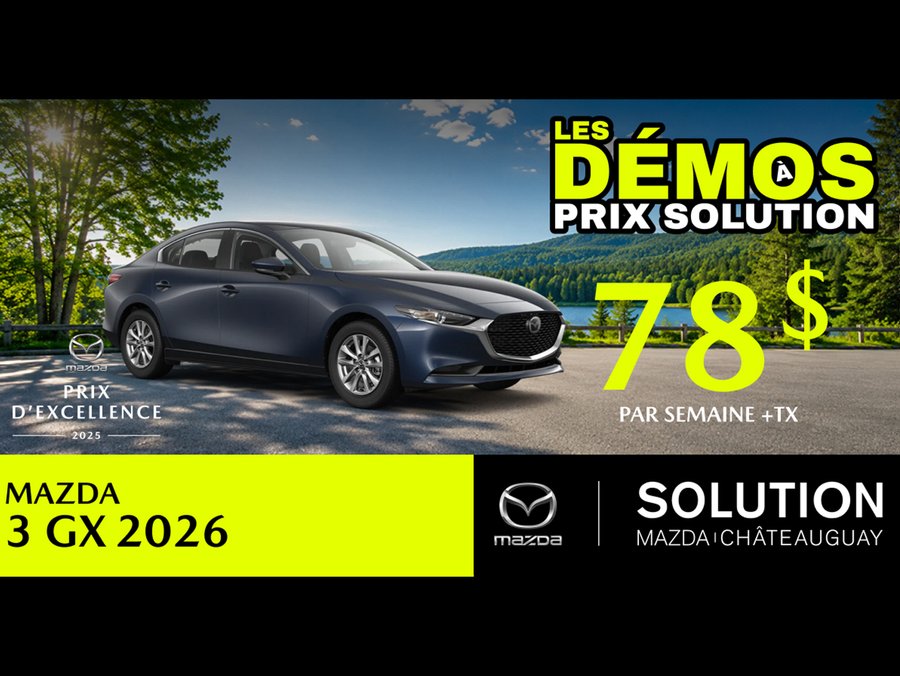 2026 MAZDA Mazda3 2026 Deep Crystal Blue Mica