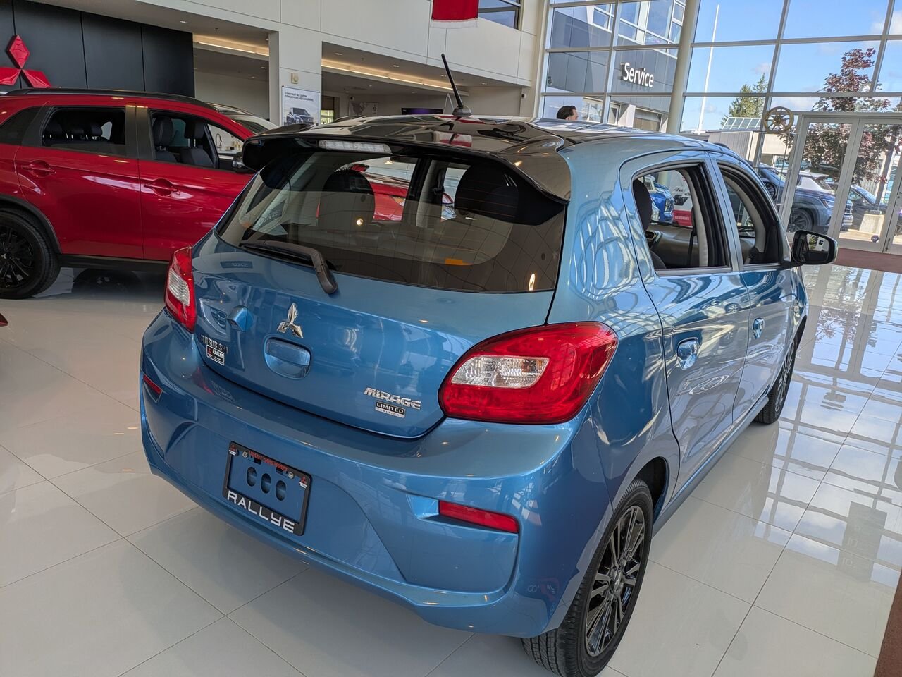 Mitsubishi Mirage 2019 Bleu Gatineau - photo #15
