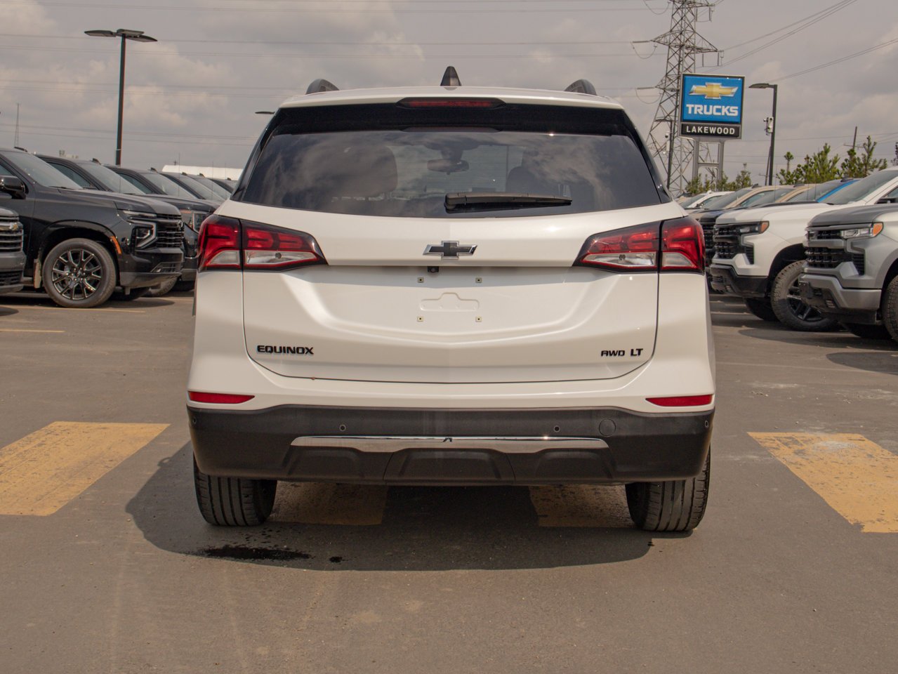 2022 Chevrolet Equinox AWD 4dr LT w/1LT White Sherwood Park - photo #8