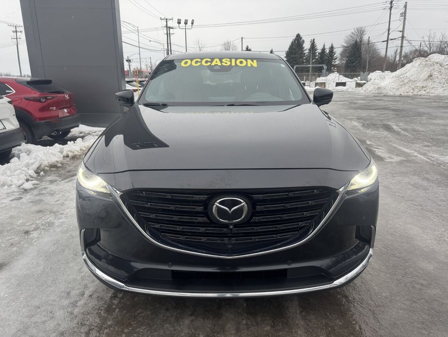 Mazda CX-9 KURO | EDITION CUIR ROUGE | MAGS | CAM DE RECUL 2022 Noir