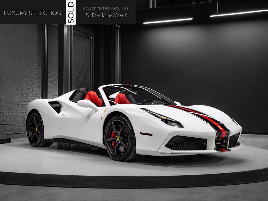 2018 Ferrari 488 Spider 2018 White