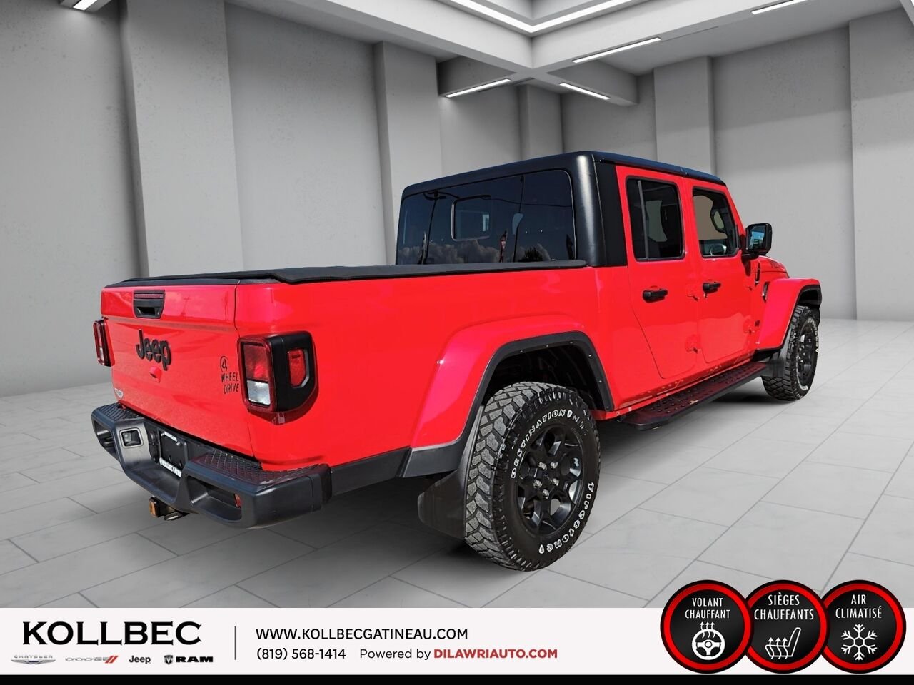 2023 JEEP GLADIATOR SPORT Willys 4x4 Red Ottawa & Gatineau - photo #14