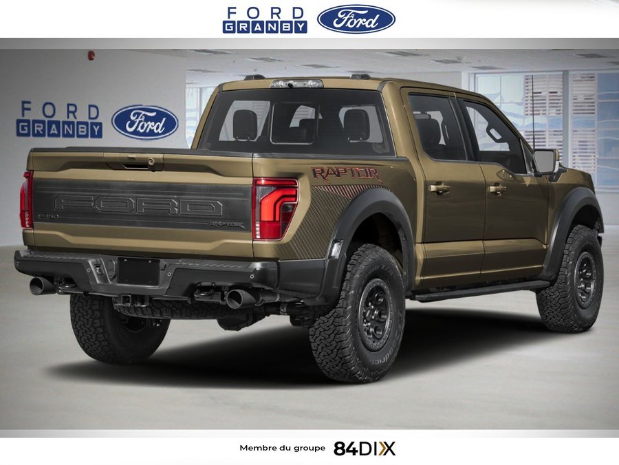 Ford F-150 Raptor SuperCrew 4RM caisse de 5,5 pi 2026 Vert abri