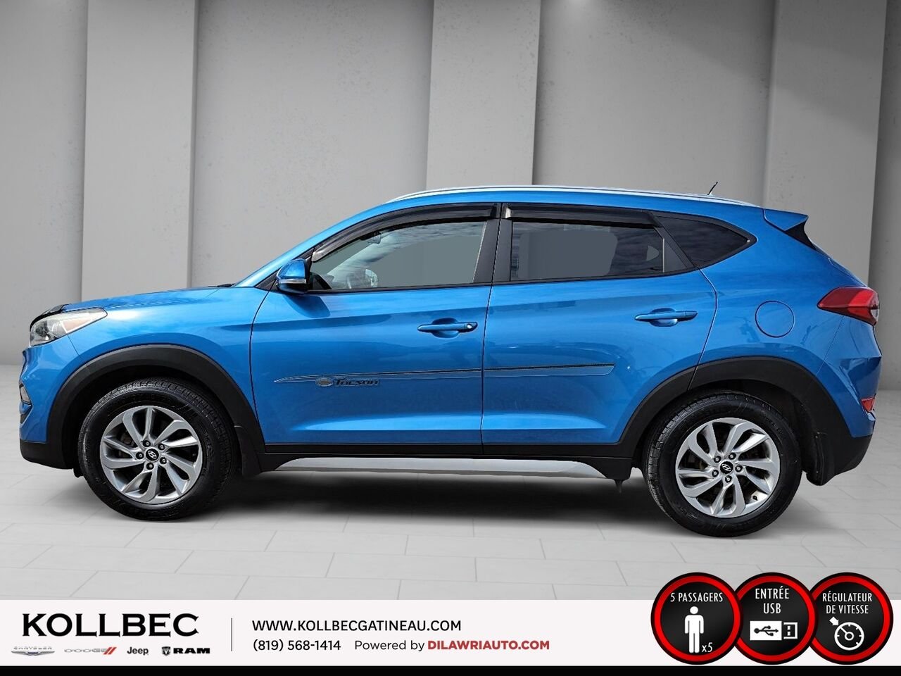 2017 HYUNDAI TUCSON 26981 | Premium 2.0L AWD Blue Gatineau - photo #18
