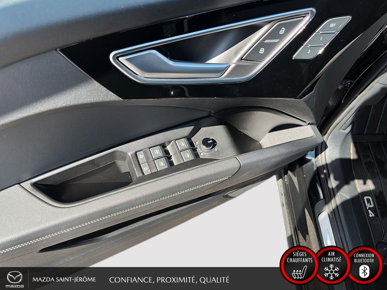 Audi Q4 e-tron 2024 Noir Saint-Jérôme - photo #12