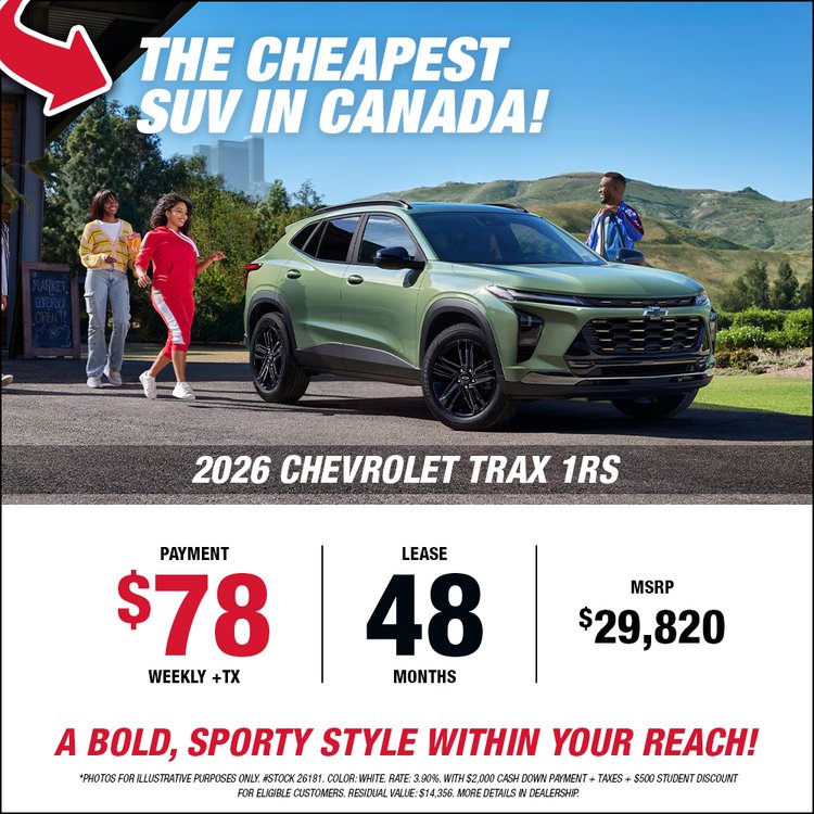 Gatineau GM promo TRAX 1RS 2026 mars EN 1