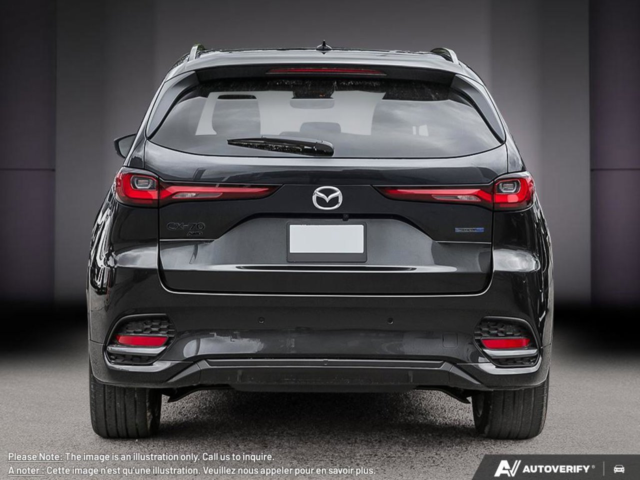 Mazda CX-70 hybride rechargeable JM3KJDHA3T1202587 2026 Noir de jais mica Mirabel - photo #4