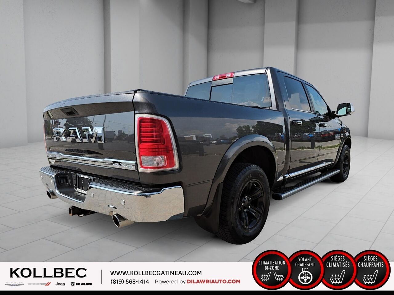 RAM 1500 Limited CREWCAB 4x4 2016 Gris Ottawa & Gatineau - photo #14