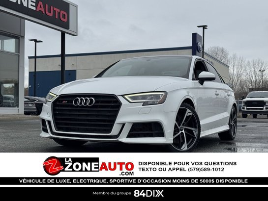 2019 Audi S3 2019 White
