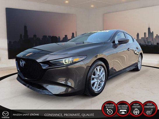 Mazda Mazda3 Sport GT | TOIT OUVRANT | CUIR | AUTOMATIQUE 2020 Gris