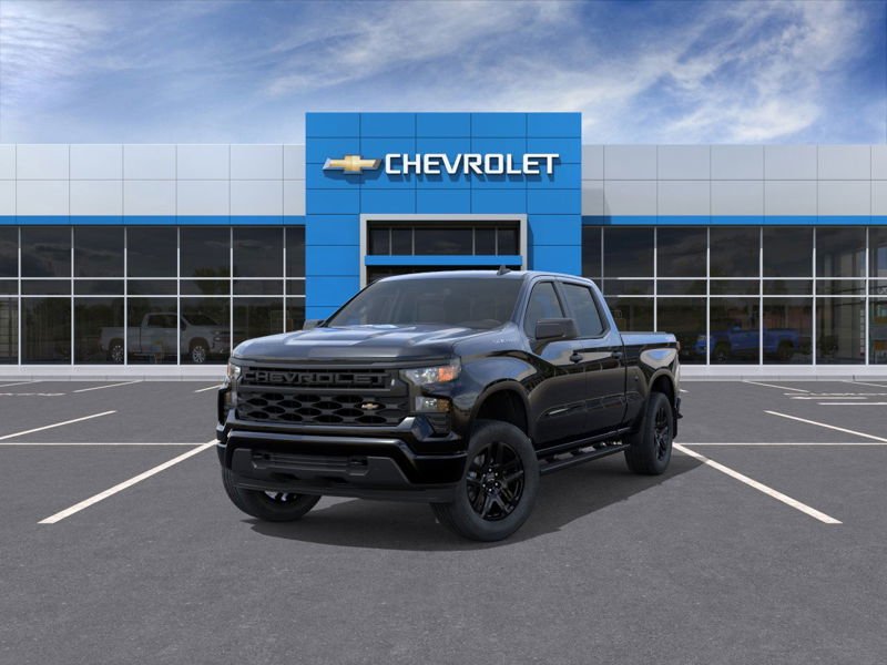 2026 CHEVROLET Silverado 1500 Custom cabine multiplace 4RM 157 po Black Gatineau - photo #7