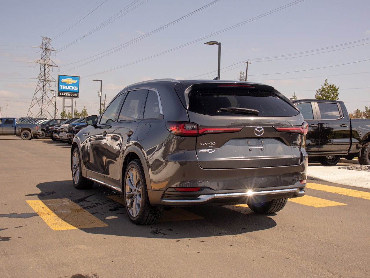 2025 Mazda CX-90 MHEV GT AWD Grey Sherwood Park - photo #7