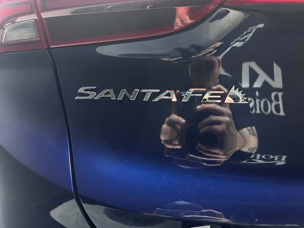 2021 Hyundai Santa Fe Blue Blainville - photo #9
