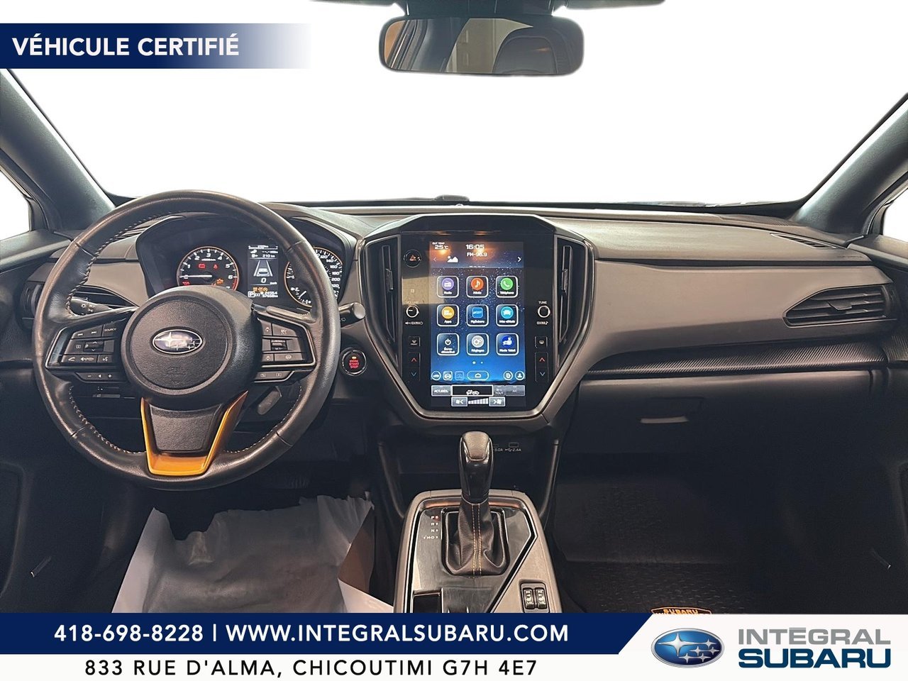 Subaru Crosstrek NIV 4S4GUHU62R3734372 2024 Noir Chicoutimi - photo #9