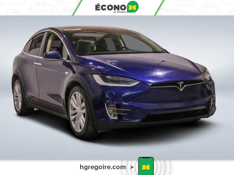 Tesla Model X 728585 | 75D CUIR TOIT NAV CAMÉRA BLUETOOTH MAGS 2016 Bleu Laval - photo #0