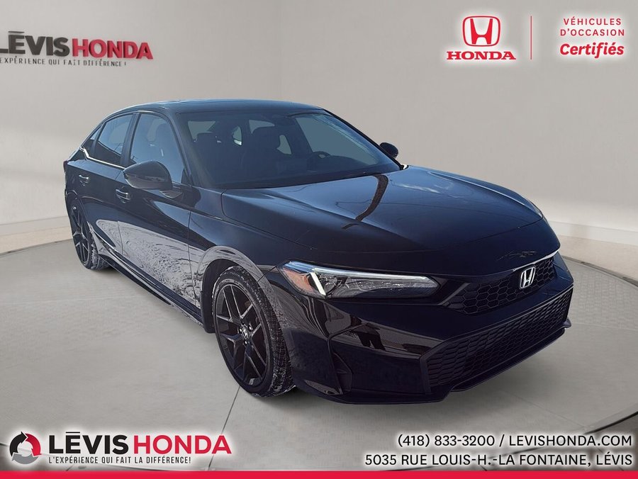 Honda Civic Sport hybride 2025 2025 Noir