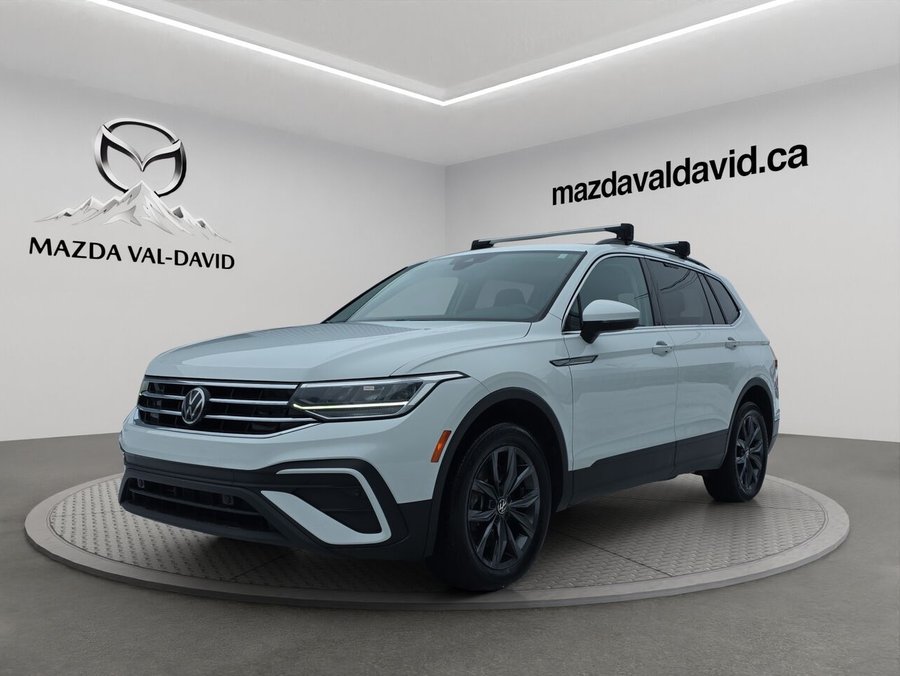 2022 Volkswagen Tiguan Comfortline 4MOTION, Cruise control, Volant chauffant, Apple Carplay White