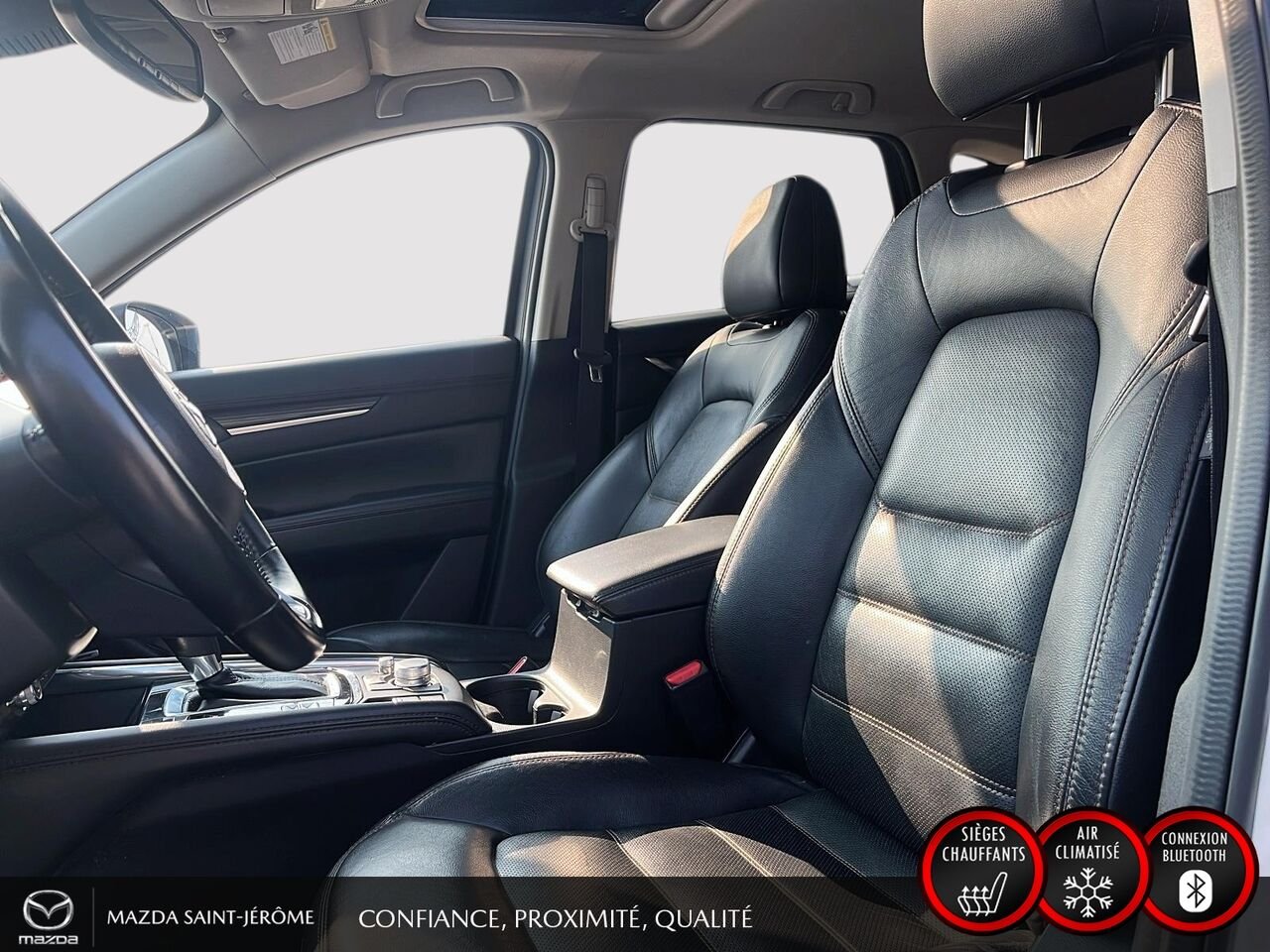 Mazda CX-5 GT | TOIT OUVRANT | CUIR | NAVIGATION | AWD | 2021 Blanc Saint-Jérôme - photo #17