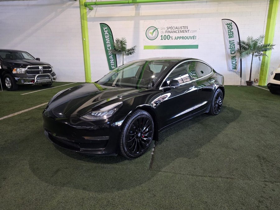 Tesla Model 3 Performance AWD avec Autopilot complet 2020 2020 Noir