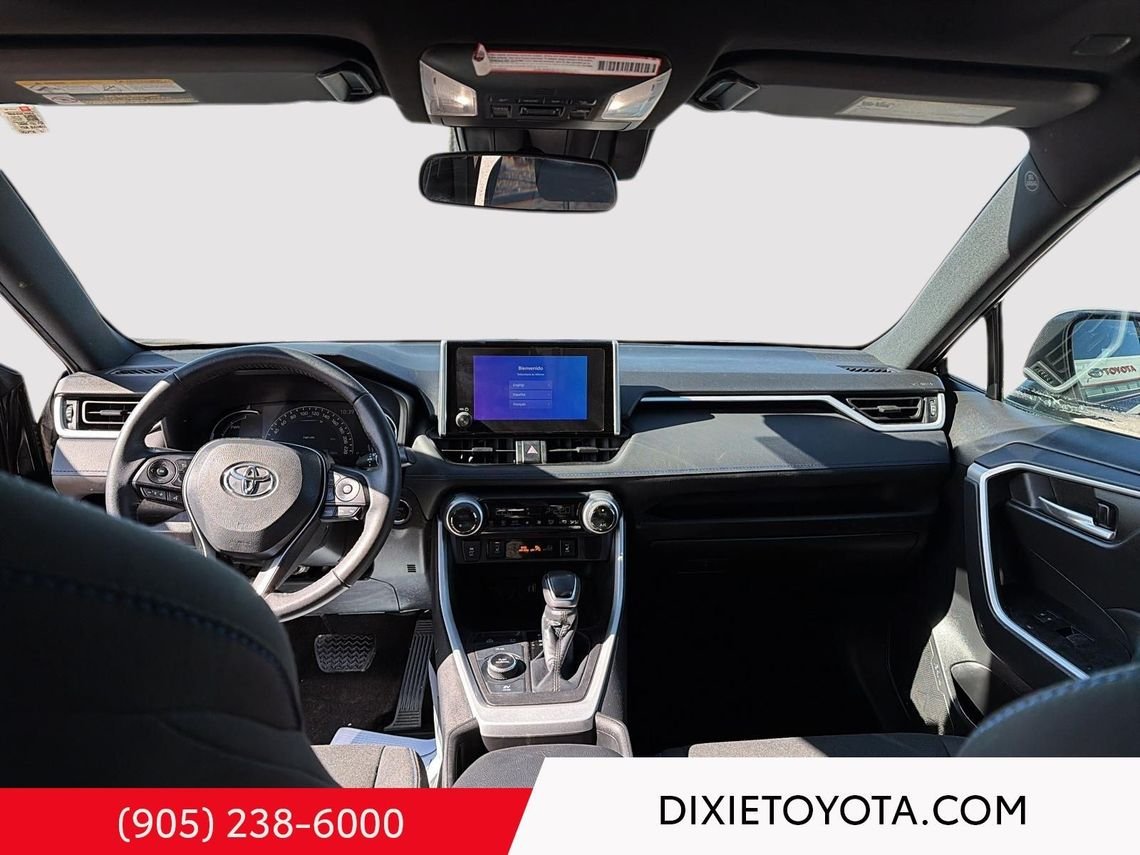 2023 Toyota RAV4 Power Sunroof, Heated Seats, Alloy Wheels, Heated Steering Wheel, Bluetooth Midnight Black Metallic Mississauga - photo #19