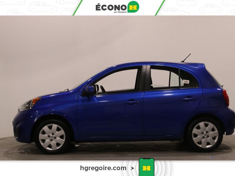 Nissan MICRA 822033 | SV AUTO GR ÉLEC A/C BLUETOOTH CAMÉRA 2015 Bleu Laval - photo #4