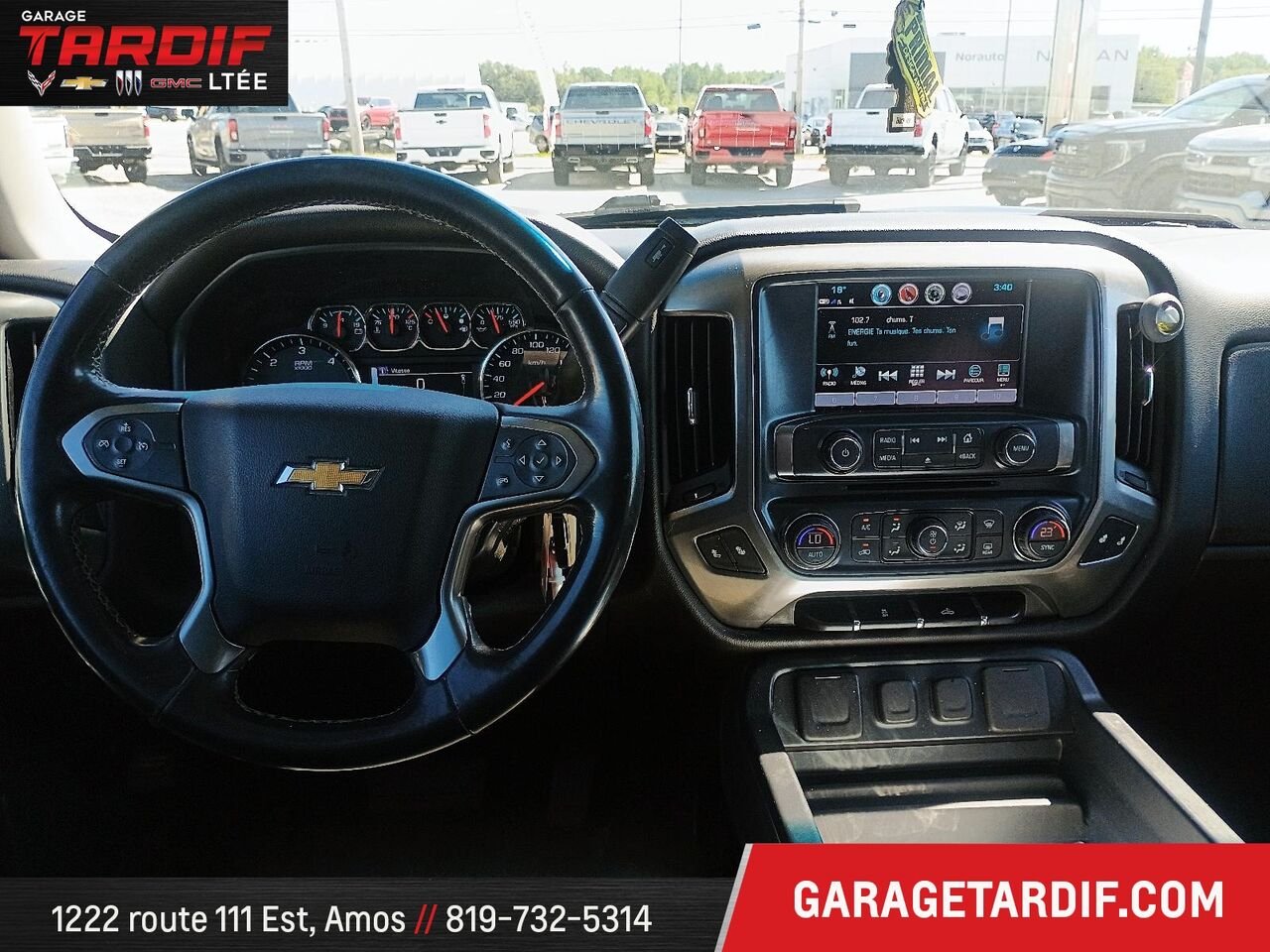 CHEVROLET SILVERADO 1500 4RM, EMP. COURT, CABINE 45178C 2018 Noir Amos - photo #11
