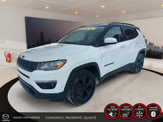 Jeep Compass ALTITUDE | 80TH ANNIVERSARY | AWD | GPS | CUIR | CAM DE RECUL 2021 Blanc