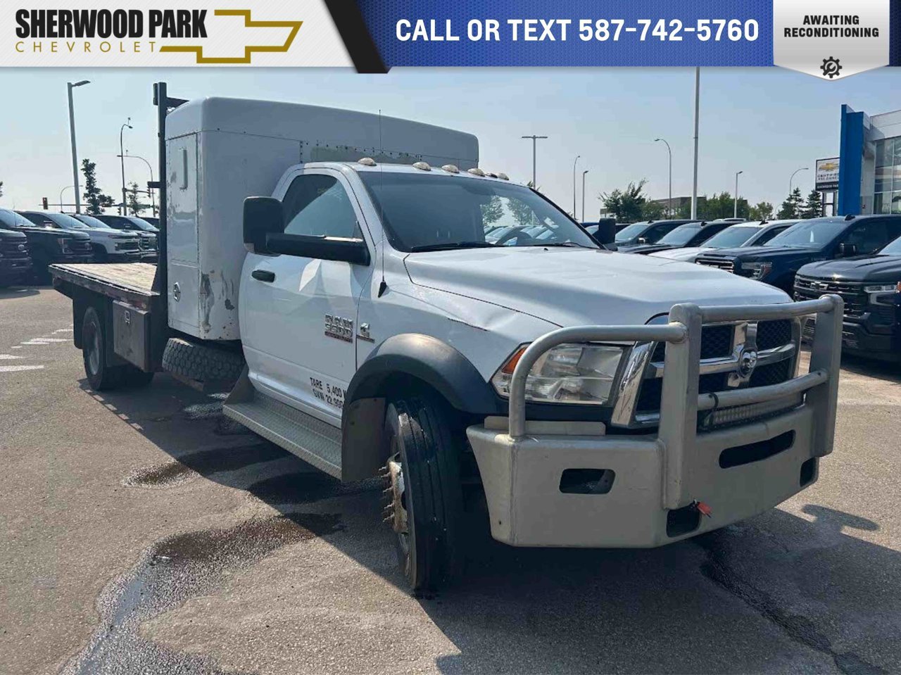 2014 Ram 5500 4WD Reg Cab 204 WB 120 CA ST White Sherwood Park - photo #0