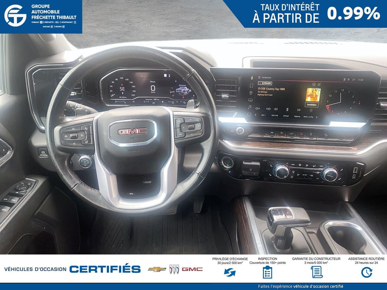 2024 GMC SIERRA Elevation cabine multiplace 4RM 157 po White Montmagny - photo #9