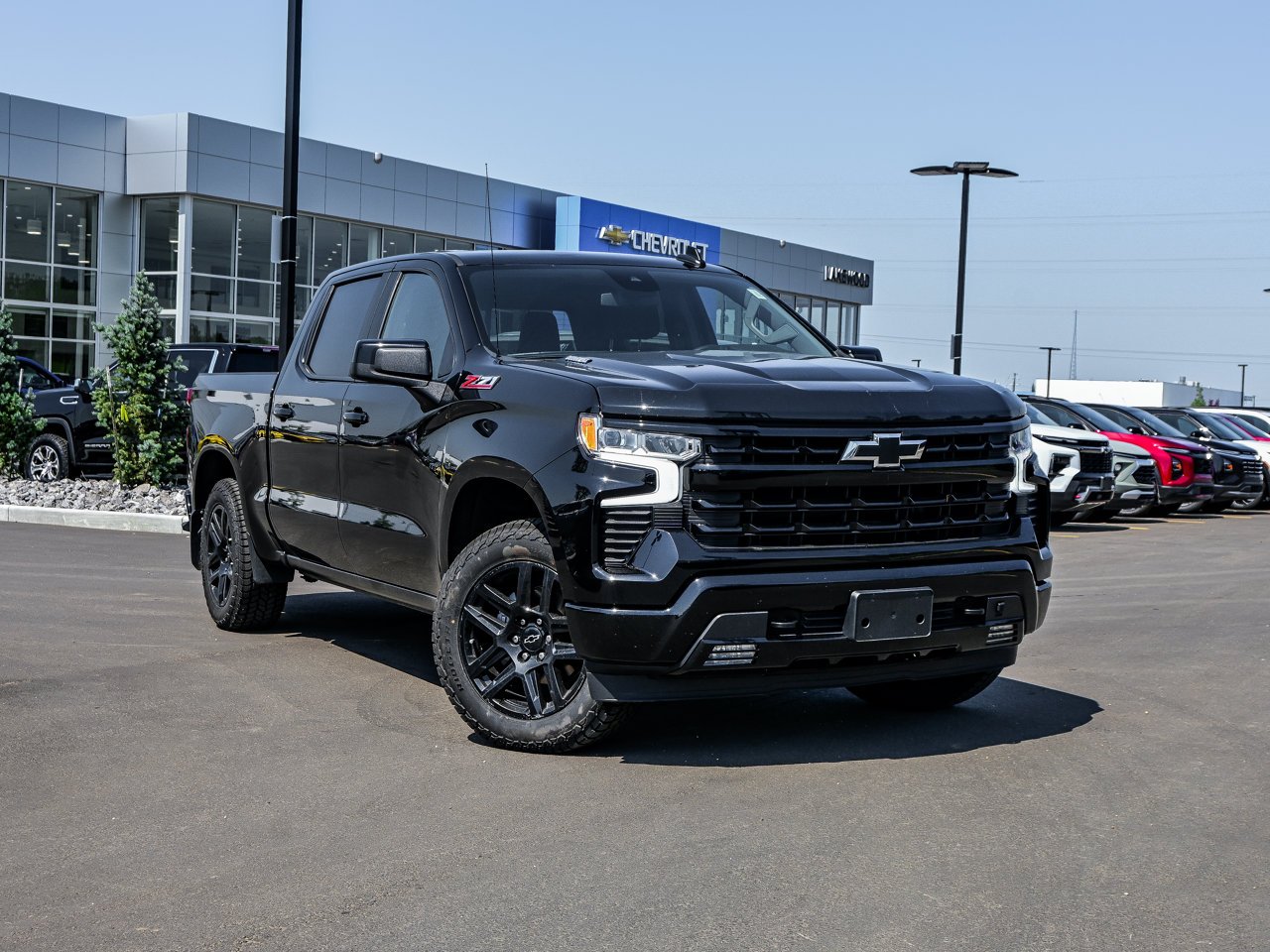 2024 Chevrolet Silverado 1500 4WD Crew Cab 147 RST Black Sherwood Park - photo #1